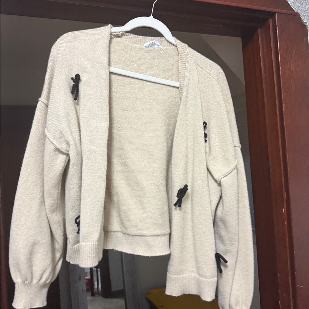Annie Cream Knit Sweater